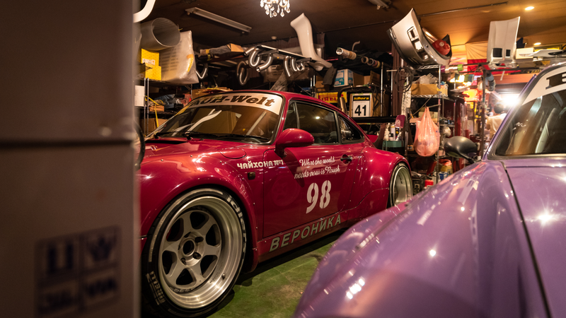 Illustration for article titled I Drove Through A Japanese Typhoon With A Dozen RWB Porsches